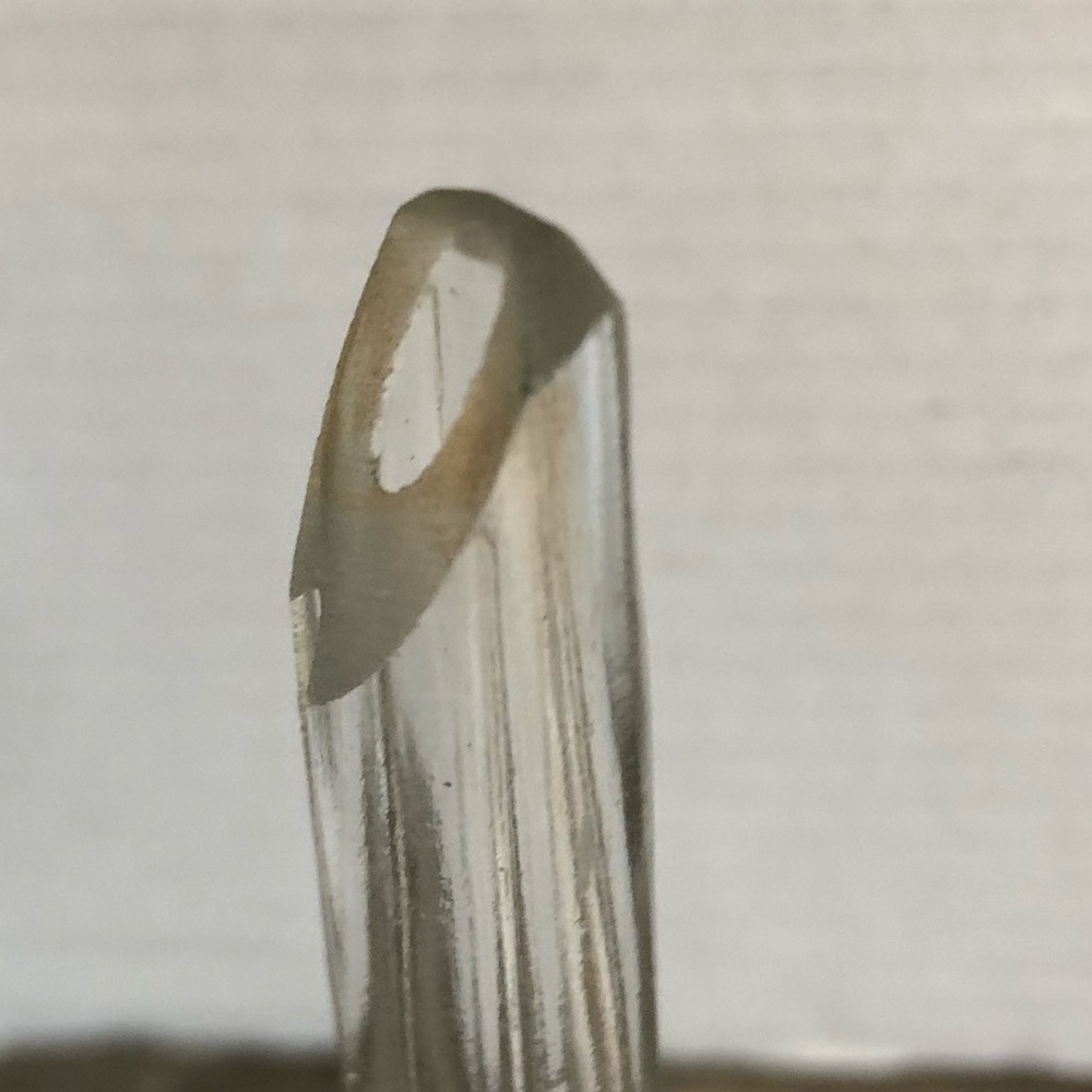 Vtg Large Ribbed Glass Funnel - Picture 6 of 9